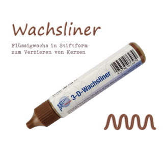 Wachsliner Wachspen Kerzenmalstift „Braun“