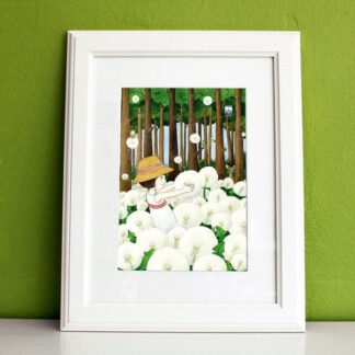 Kinderzimmerbild Pusteblumenmädchen