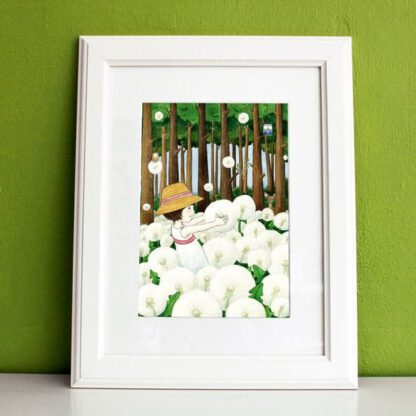 Kinderzimmerbild Pusteblumenmädchen