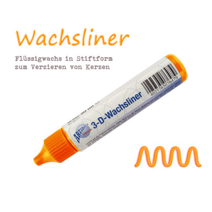 Wachsliner Wachspen Kerzenmalstift „Orange“