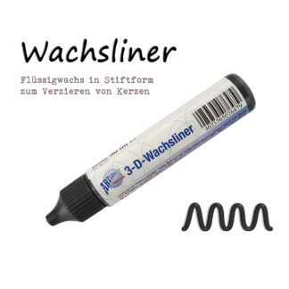 Wachsliner Wachspen Kerzenmalstift „Schwarz“