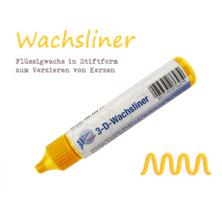 Wachsliner Wachspen Kerzenmalstift „Sonnengelb“