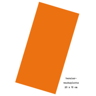 Verzierwachsplatte "Orange"