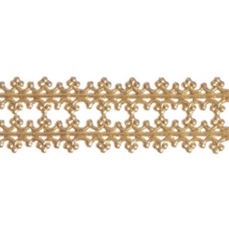Verzierwachsborte gold