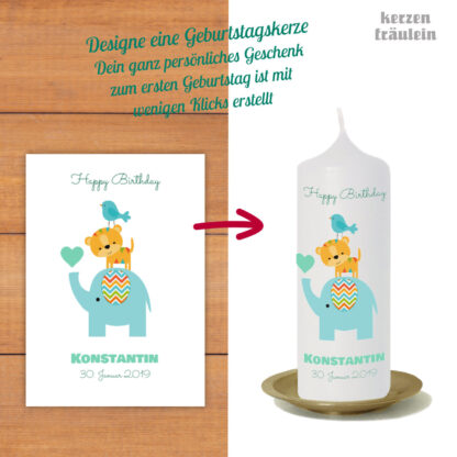 Dein Design auf Kerzenfolie - Format DIN A5 - Designe Dein Wunschmotiv