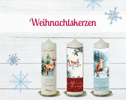 Weihnachtskerzen - kerzenfräulein