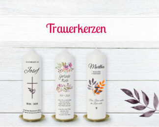 Trauerkerzen