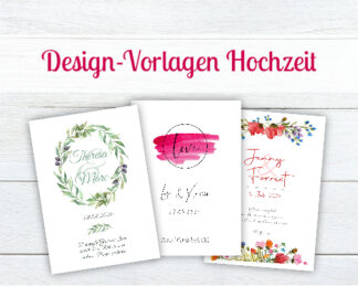 Design-Vorlagen für Hochzeitskerzen